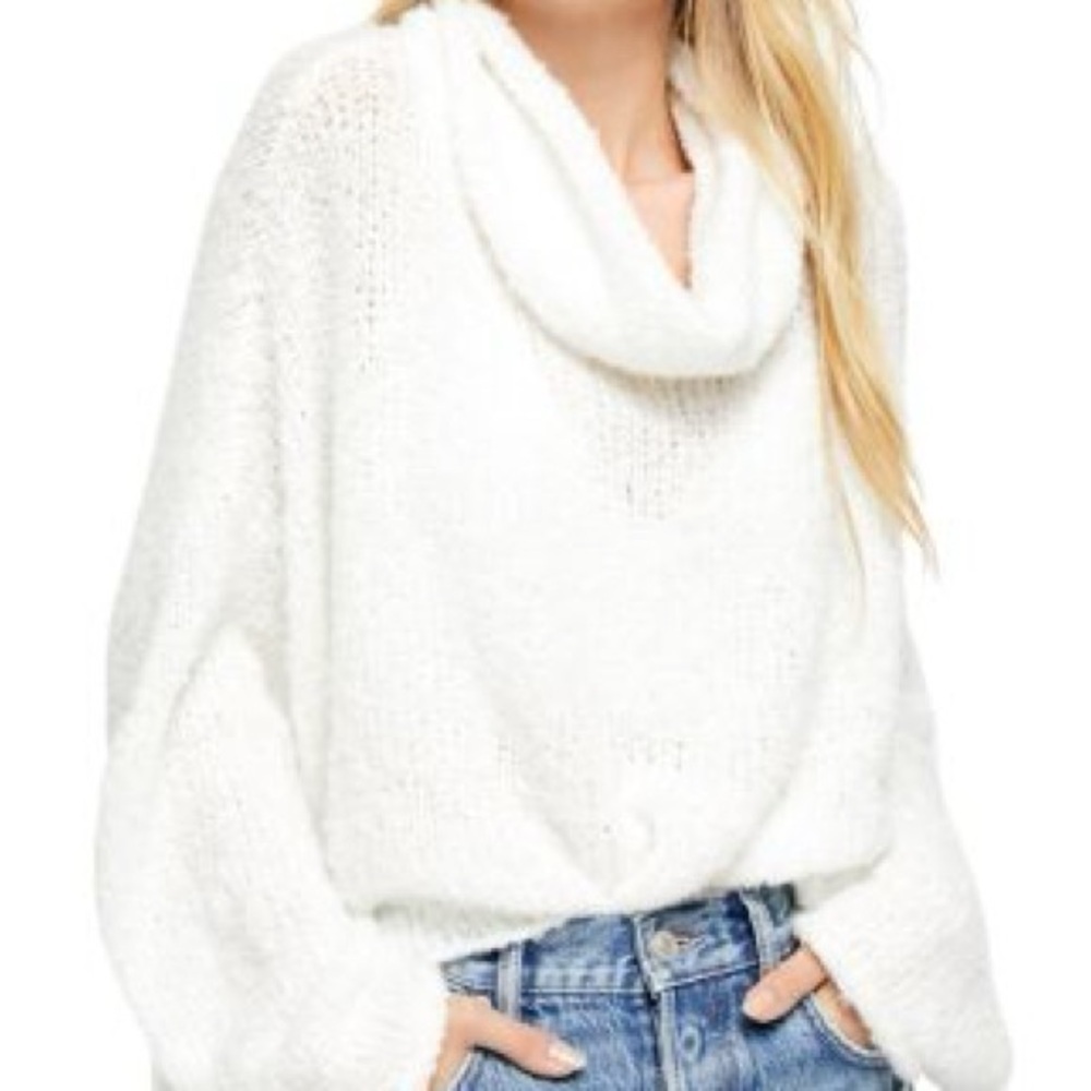 Free People BFF Cowl Neck Sweater